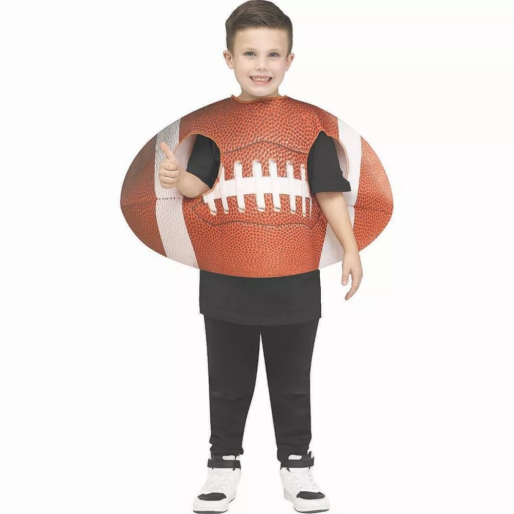 Toddler Little Boys Girls Fun World FOOTBALL Halloween Costume ONE SIZE Ball NWT